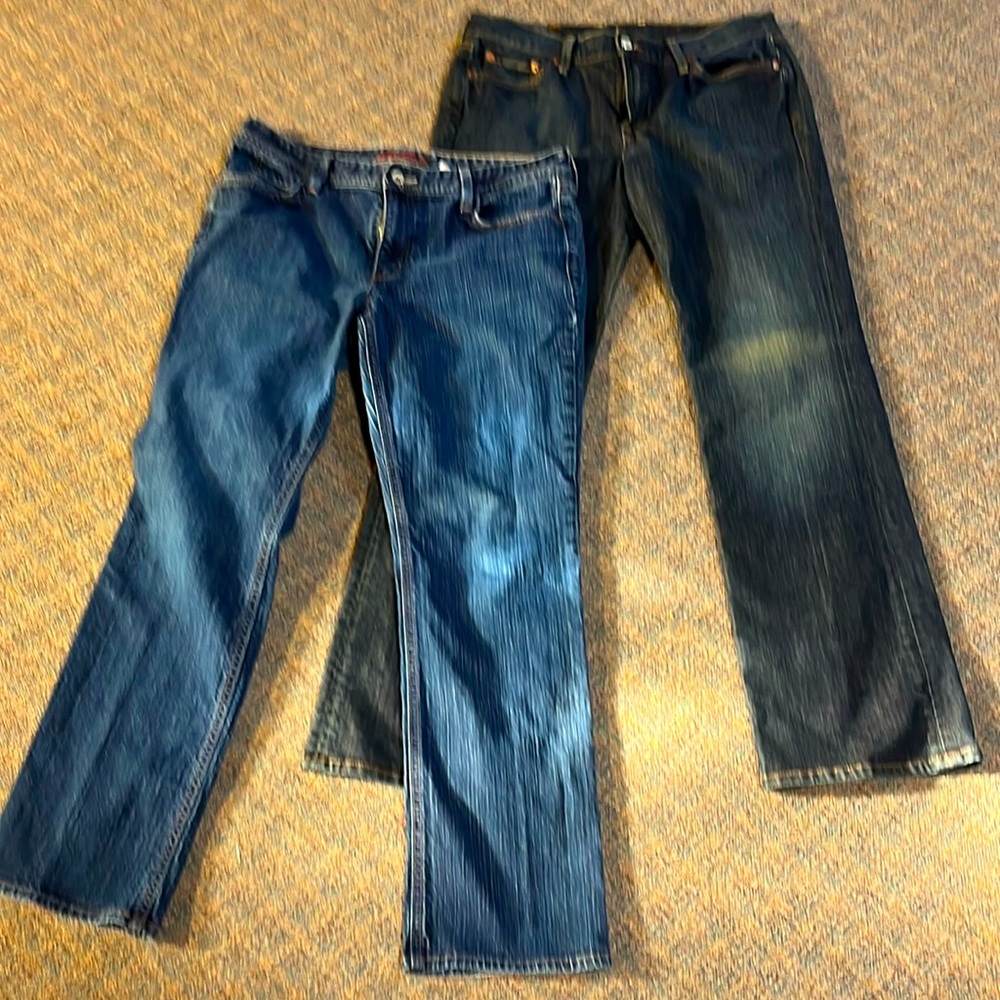Lot of 2 women’s bootcut jeans